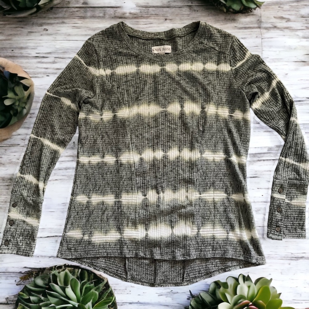 Knit Long Sleeve Top, Medium
